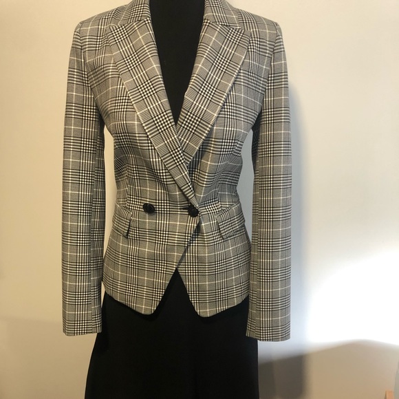 Portmans Jackets & Blazers - Portmans size 6 double breasted houndstooth boxer